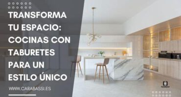 cocinas con taburetes